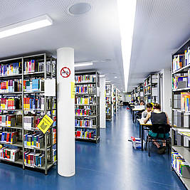 Bibliothek der Alice Salomon Hochschule Berlin (Foto: David von Becker/ASH Berlin)