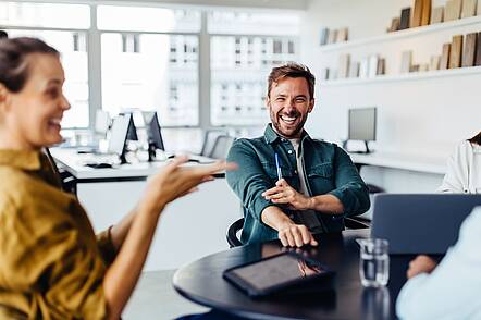 Lehrsituation an der Hochschule Döpfer (Foto: Hochschule Döpfer) Foto: Lehrsituation an der Hochschule Döpfer.