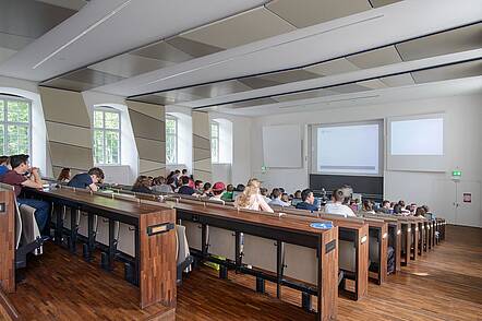 Hörsaal in der Universität Mannheim (Foto: Anna Logue/Universität Mannheim)