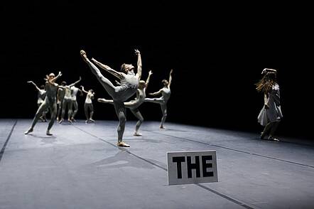 Image: Students in the first year of Bachelor's programme one practise dancing.