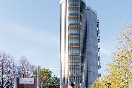 Foto: Gebäude der Technischen Universität Dortmund.