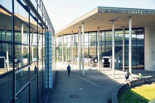 Foto: Blick auf den Campus der Universität Flensburg