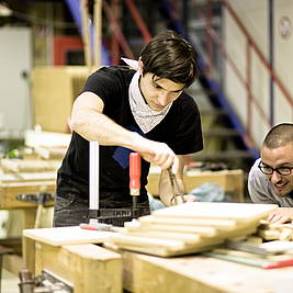 Studierende an der Bauhaus-Universität Weimar (Foto: Jens Hausprung/Bauhaus-Universität Weimar)