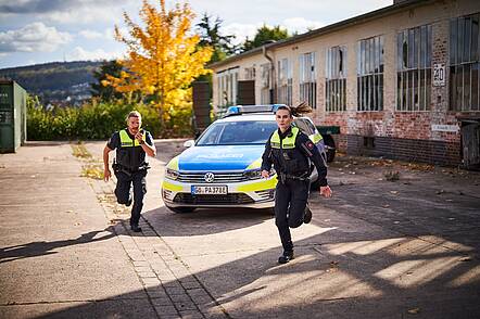 Foto: Einsatztraining der Polizeiakademie Niedersachsen.