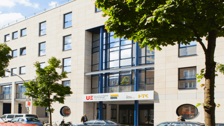 Image: View of the Berlin campus of the European University of Applied Sciences