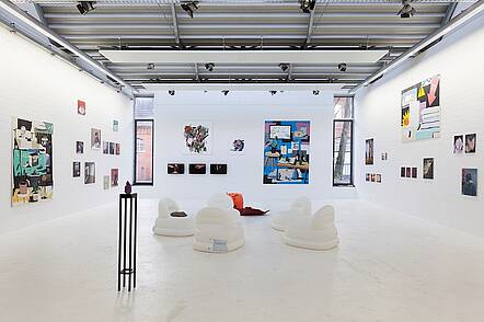 Foto: Ausstellung von Arbeiten einer Klasse der Kunstakademie Münster 