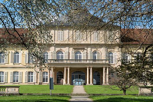 Foto: Blick auf die Universität Hohenheim 