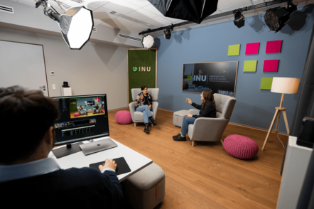 Foto: Studio an der INU - Innovative Universtiy of Applied Sciences.
