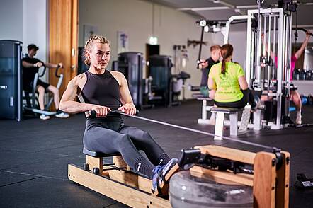 Foto: Sport an der Polizeiakademie Niedersachsen.