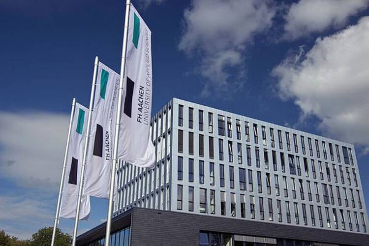 Foto: Blick auf das Gebäude der FH Aachen