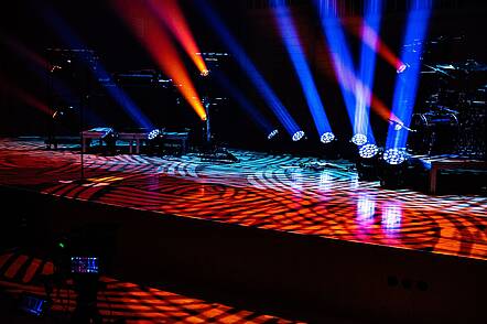 Lichtanlage der Staatlichen Hochschule für Musik und Darstellende Kunst Stuttgart (Foto: Oliver Röckle) Foto: Lichtanlage der Staatlichen Hochschule für Musik und Darstellende Kunst Stuttgart.