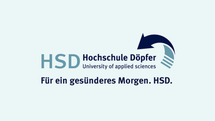 Imagefilm der Hochschule Döpfer (Foto: Logo und Slogan der Hochschule Döpfer) Foto: Imagefilm der Hochschule Döpfer mit Logo und Slogan als Thumbnail.