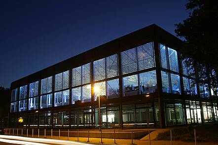Foto: Blick auf das Gebäude des Fachbereichs Architektur der Hochschule Bochum