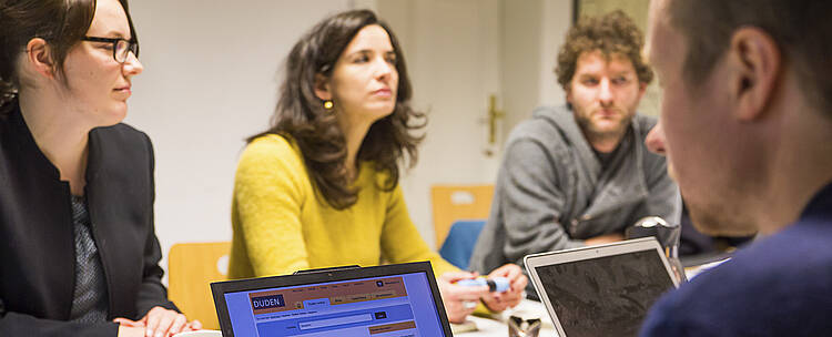 Student arbeitet am Computer (Foto: Universität Greifswald)