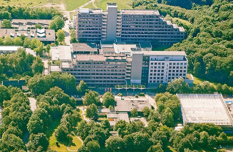 Luftbild (Foto: Hochschule Bochum) Foto: Blick aus der Luft auf Hochschule Bochum