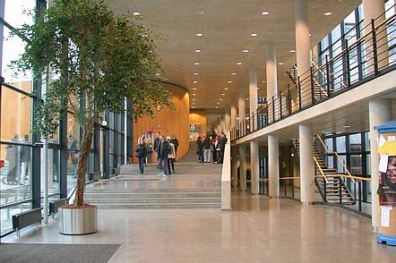 Foto: Blick ins Innere der Westfälischen Hochschule 