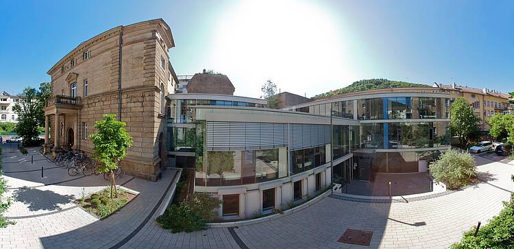 Hauptgebäude (Foto: Flo Hagena/Hochschule für Jüdische Studien Heidelberg) Foto: Blick auf das Hauptgebäude der Hochschule für Jüdische Studien Heidelberg