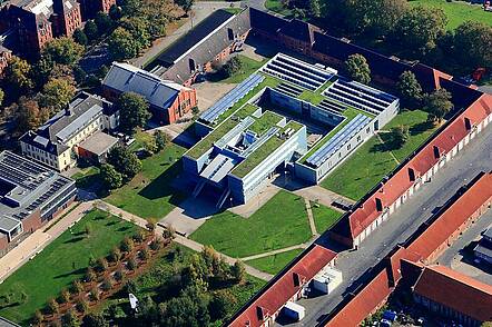 Foto: Luftaufnahme der Kunstakademie Münster 